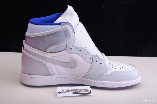 One Kick Air White Retro CK6637-104 Zoom Jordan Racer 1 Blue High 0805
